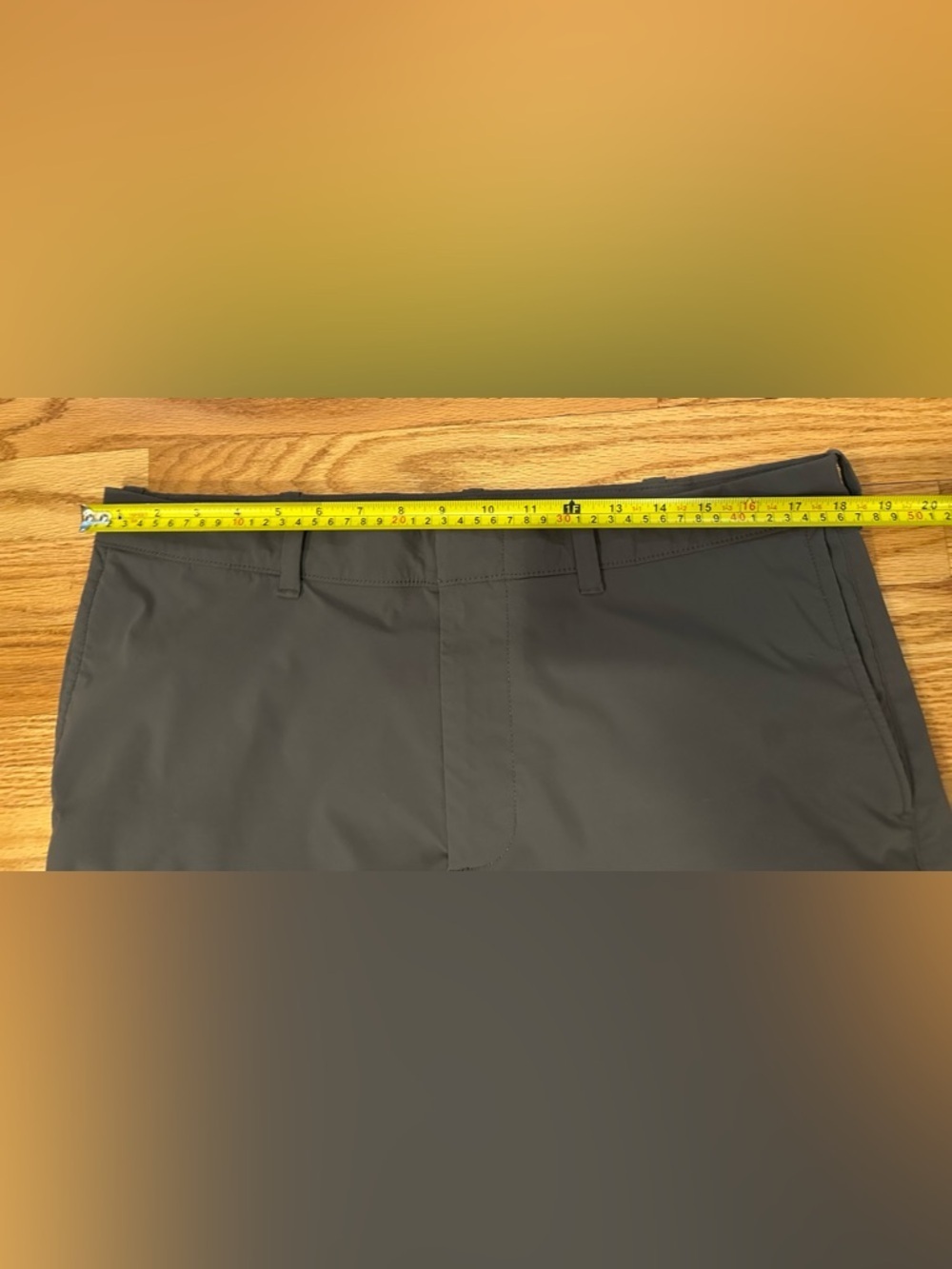 J.Crew Stretch Shorts Men’s 36 Gray Chino Lightweight Summer Casual 10.5” Inseam - Picture 11 of 12